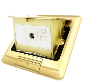 弹出阻尼式<em style='color:red'>电视</em>+<em style='color:red'>超五类</em><em style='color:red'>电脑</em><em style='color:red'>地插</em>图片