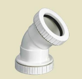 PVC<em style='color:red'>螺旋</em><em style='color:red'>45</em>°<em style='color:red'>弯头</em>图片