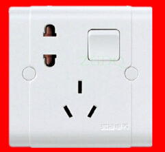 <em style='color:red'>带双路开关</em>、<em style='color:red'>两极双用</em><em style='color:red'>两极带接地插座</em>图片