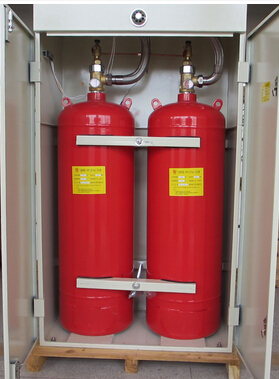 双瓶柜<em style='color:red'>式七氟丙烷气体灭火装置</em>图片