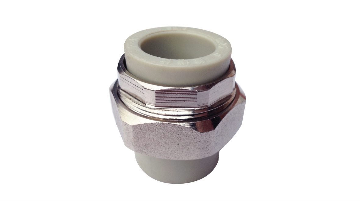 PPR<em style='color:red'>双头</em><em style='color:red'>热熔</em><em style='color:red'>活接</em>图片