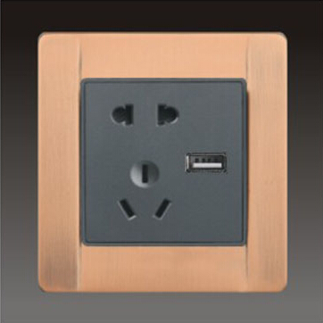 <em style='color:red'>USB</em><em style='color:red'>带二</em>、<em style='color:red'>三极插座</em>图片