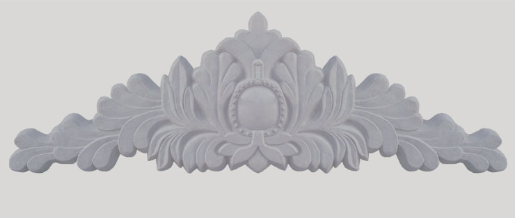 普通款GRC成品造型<em style='color:red'>山花</em>图片