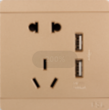 <em style='color:red'>二位</em><em style='color:red'>USB</em>+<em style='color:red'>二三插</em>功能件图片