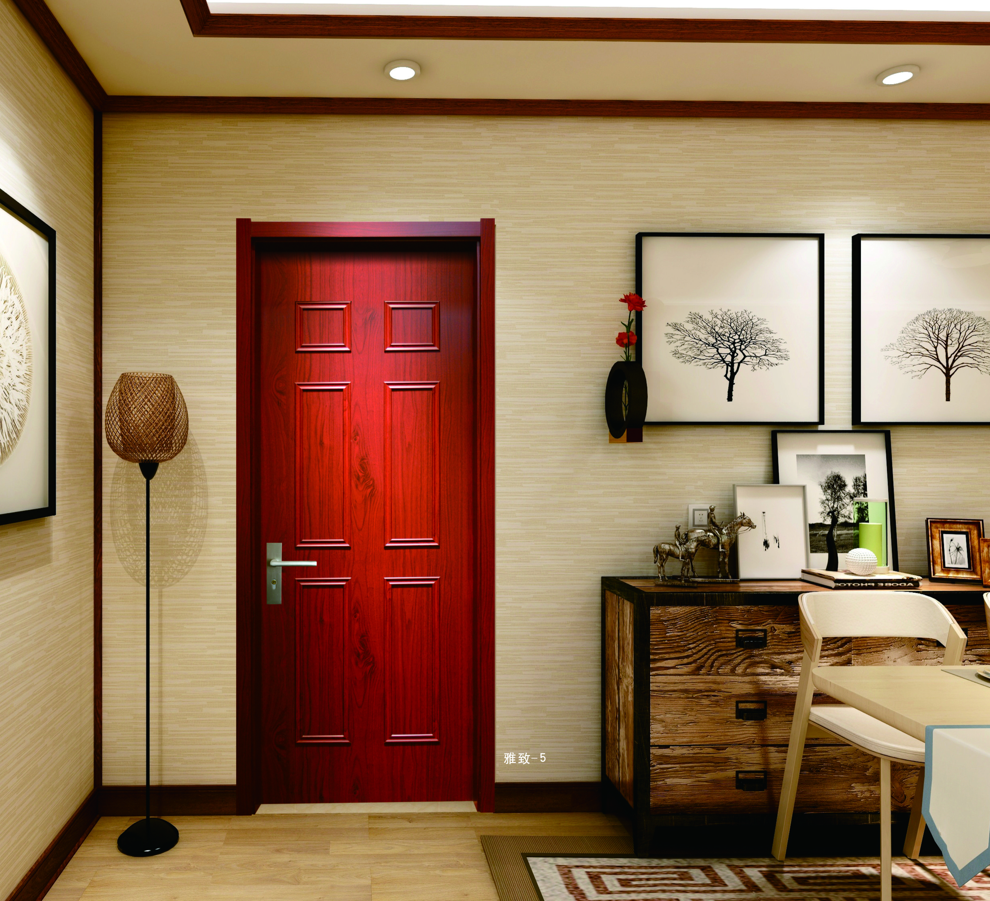 <em style='color:red'>木塑門</em>（<em style='color:red'>雅致</em>系列）圖片