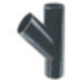 HDPE<em style='color:red'>45</em>度<em style='color:red'>Y型三通</em>图片