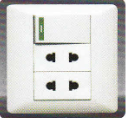 带开关二、<em style='color:red'>二极插座</em>图片