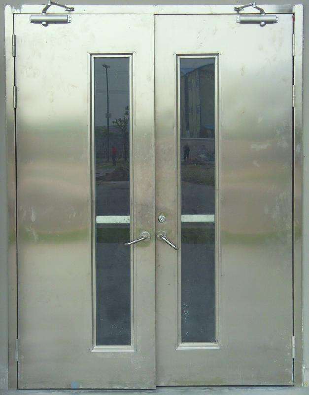 <em style='color:red'>不锈钢</em>乙级防火<em style='color:red'>玻璃门</em>图片