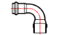 <em style='color:red'>90</em>°<em style='color:red'>外牙弯头</em>图片