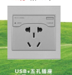 <em style='color:red'>USB</em>+<em style='color:red'>5孔</em><em style='color:red'>插座</em>图片