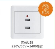 <em style='color:red'>USB</em><em style='color:red'>充电插座</em>图片