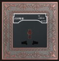 <em style='color:red'>双USB</em><em style='color:red'>带</em><em style='color:red'>多功能插座</em>图片