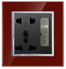 <em style='color:red'>USB</em><em style='color:red'>带</em><em style='color:red'>多功能</em>插座图片