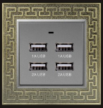 <em style='color:red'>四位</em><em style='color:red'>USB</em><em style='color:red'>插座</em>图片