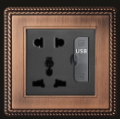 <em style='color:red'>双USB</em><em style='color:red'>带</em><em style='color:red'>多功能插座</em>图片