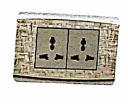 <em style='color:red'>二位</em><em style='color:red'>多功能插座</em>图片