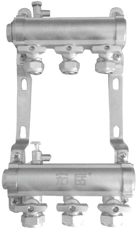 <em style='color:red'>普通</em><em style='color:red'>双球阀</em>镀镍<em style='color:red'>分集水器</em>图片