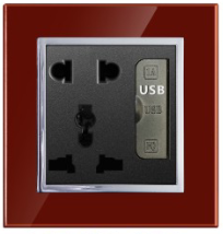 <em style='color:red'>USB</em><em style='color:red'>带</em><em style='color:red'>多功能</em>插座图片