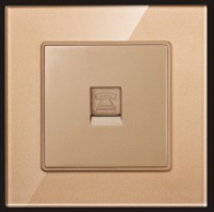 一位<em style='color:red'>电话插座</em><em style='color:red'>功能键</em>图片