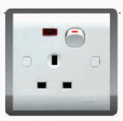 <em style='color:red'>带开关</em><em style='color:red'>带灯</em>方脚插座图片