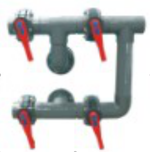 手动大型侧式沙缸四<em style='color:red'>阀组</em>图片