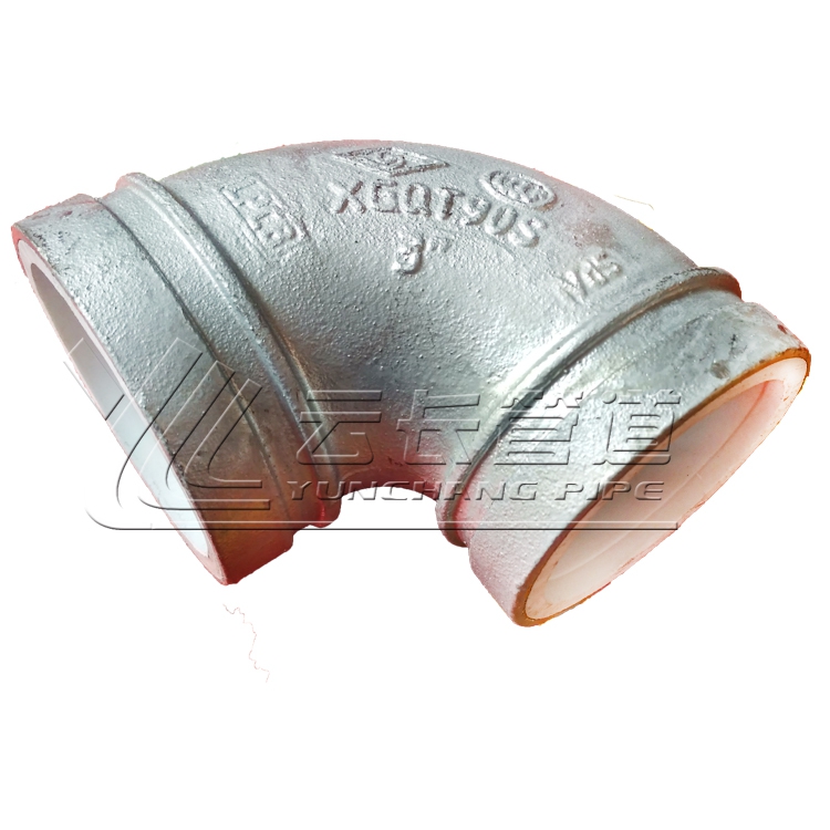 <em style='color:red'>沟槽</em><em style='color:red'>衬塑</em><em style='color:red'>90</em>°<em style='color:red'>弯头</em>图片