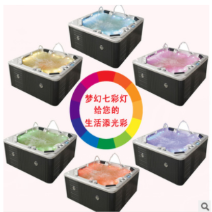 户外按摩浴缸图片
