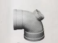 <em style='color:red'>UPVC90</em>°<em style='color:red'>弯头</em>（<em style='color:red'>带检查口</em>）图片