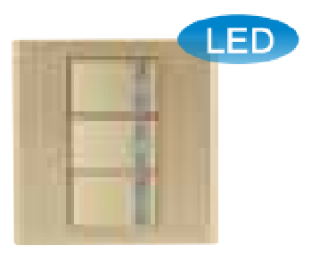 86型<em style='color:red'>三位</em>单控LED<em style='color:red'>指示灯开关</em>图片