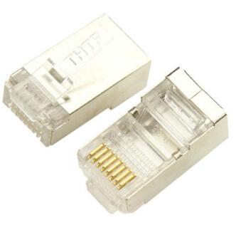 超5类<em style='color:red'>RJ45</em><em style='color:red'>屏蔽</em><em style='color:red'>水晶头</em>图片