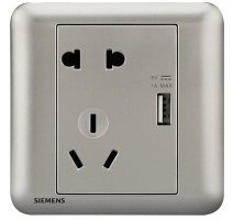 <em style='color:red'>USB</em>+联体<em style='color:red'>二三极插座</em>图片