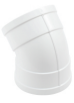 <em style='color:red'>PVC</em>-<em style='color:red'>U</em><em style='color:red'>45</em>°<em style='color:red'>等径弯头</em>图片
