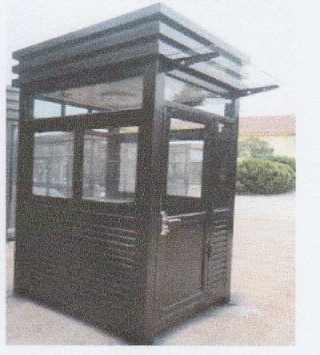 直角结构钢<em style='color:red'>氟碳</em>漆岗亭图片